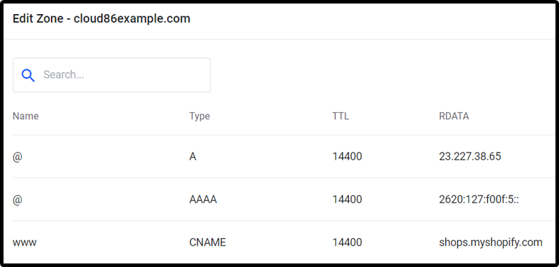 My Cloud86: DNS Settings, Example shopify (ALL).png