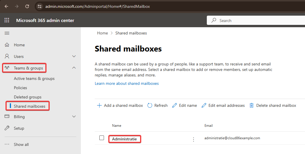 Microsoft 365 how to add or remove a member from a shared mailbox