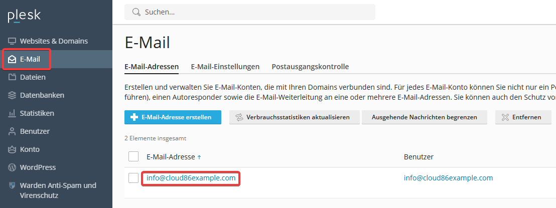 Plesk_ Mail, Mail address (DE).png