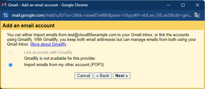 Gmail: Setup IMAP Add an email account POP3 (ALL).png