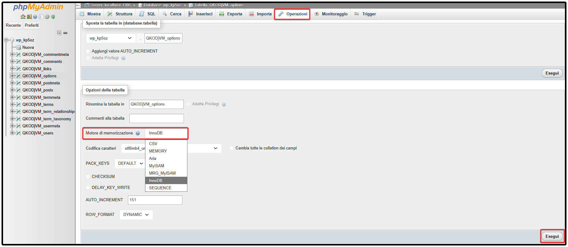 IT phpMyAdmin_ Operation, convert Table, settings.png