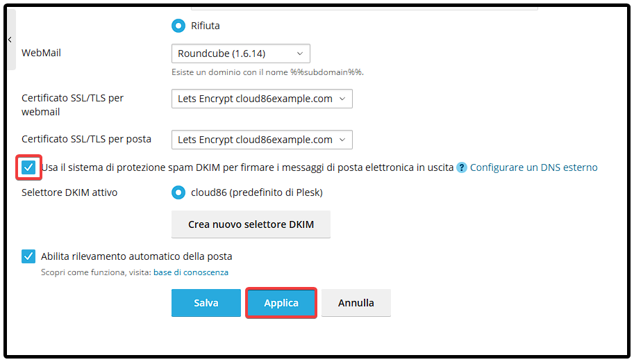 IT Plesk_ Mail Settings, DKIM, check mark.png